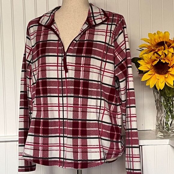 St.John's Bay Active Red Fleece - Picture 4 of 5